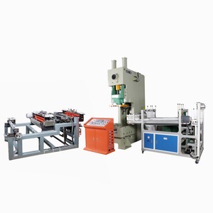Automatic Aluminum Foil Container Pneumatic Punching Machine Production Line Food Container Making Machine