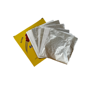 Factory Wholesale Shisha Foil Aluminum Foil Paper for Hookah With Holes Custom Size