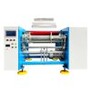 Two Spindles Aluminium Foil PVC PE Cling Film Rolls Rewinding Machine 