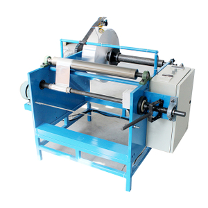 Manual Small Aluminum Foil Roll Slitting And Rewinding Machine