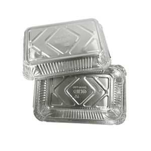 Wholesale Disposable Silver Aluminum Foil Takeaway Container